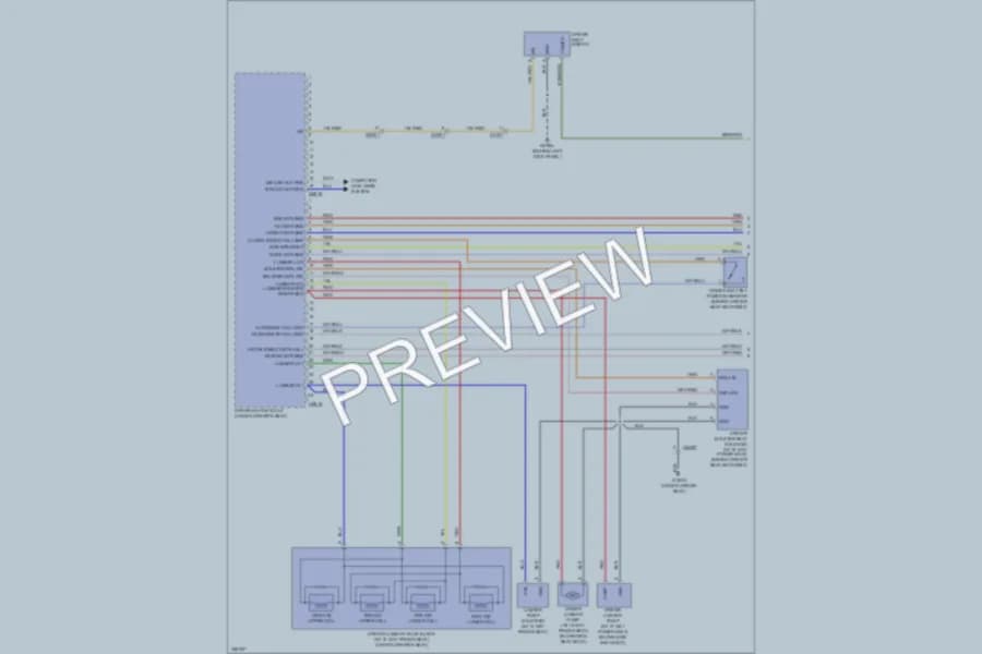 2010 Jaguar XKR Memory Systems wiring diagram preview
