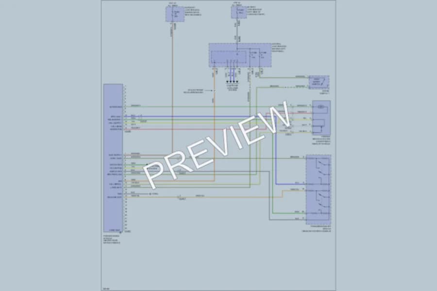 2010 Jaguar XKR Shift Interlock wiring diagram preview