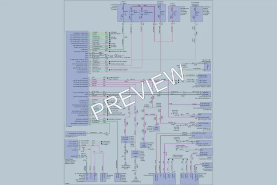 2010 Jeep Commander Instrument Cluster wiring diagram preview