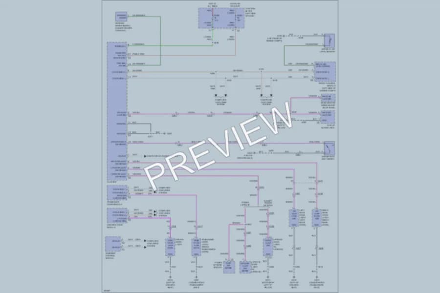 2010 Jeep Commander Warning Systems wiring diagram preview