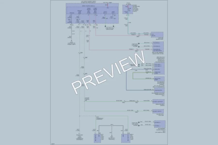 2010 Jeep GrandCherokee Exterior Lights wiring diagram preview