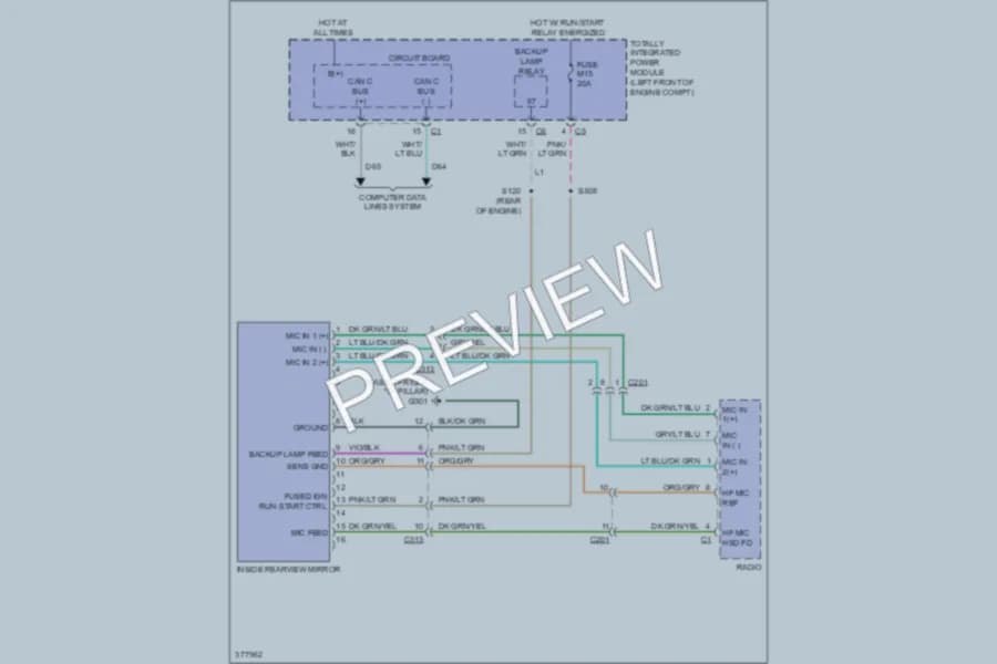 2010 Jeep Liberty Power Mirrors wiring diagram preview