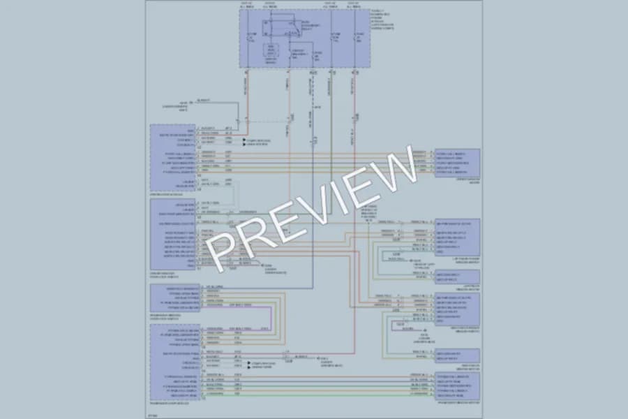 2010 Jeep Liberty Power Windows wiring diagram preview