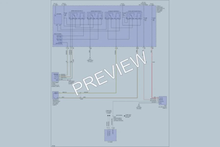 2010 Jeep Wrangler Wiper Washer wiring diagram preview