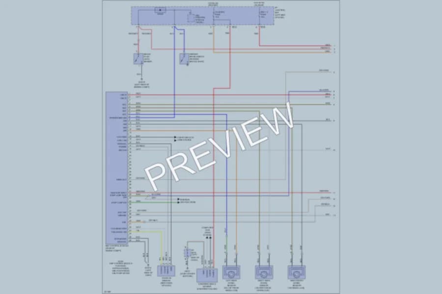 2010 Kia Forte Anti Lock Brakes wiring diagram preview