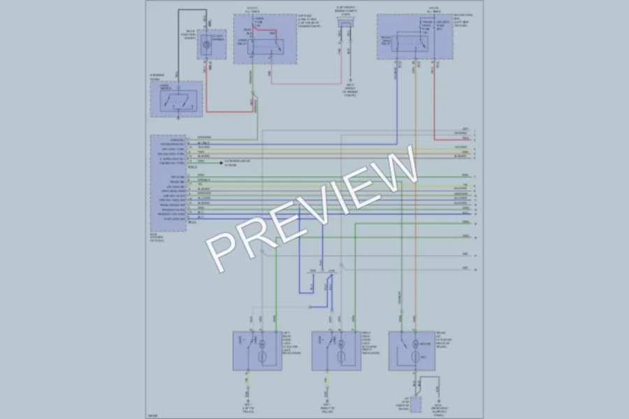 2010 Kia Forte Power Door Locks wiring diagram preview