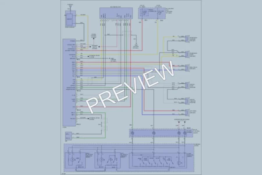 2010 Kia Forte Radio wiring diagram preview