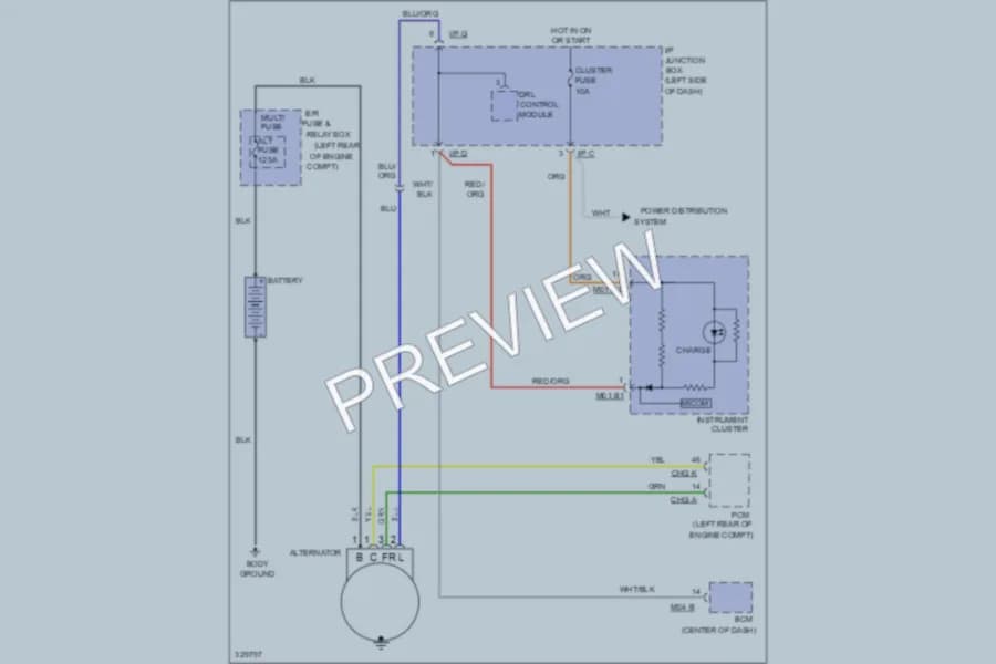 2010 Kia ForteKoup Starting Charging wiring diagram preview