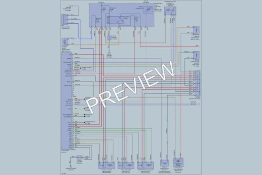 2010 Kia Optima Air Conditioning wiring diagram preview