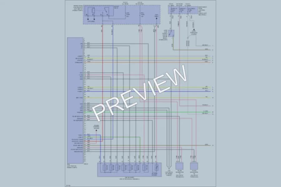 2010 Kia Optima Transmission wiring diagram preview