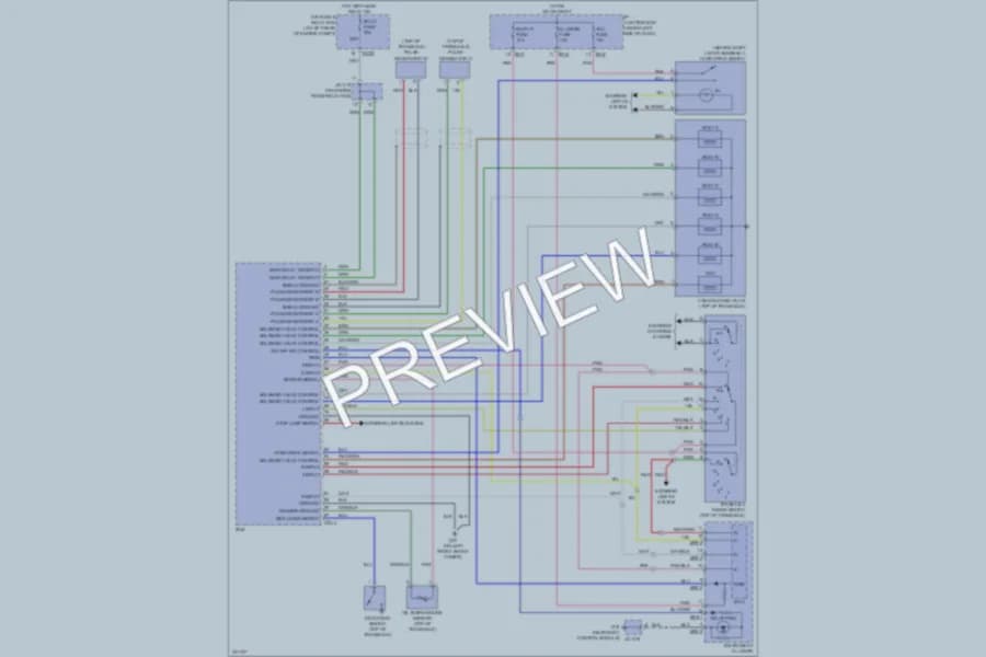 2010 Kia Rio Transmission wiring diagram preview