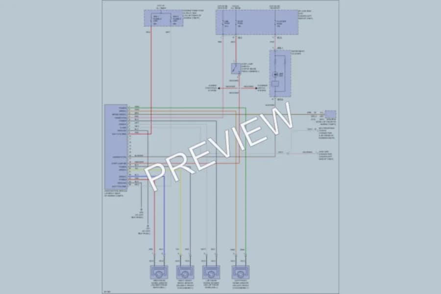2010 Kia Rio5 Anti Lock Brakes wiring diagram preview