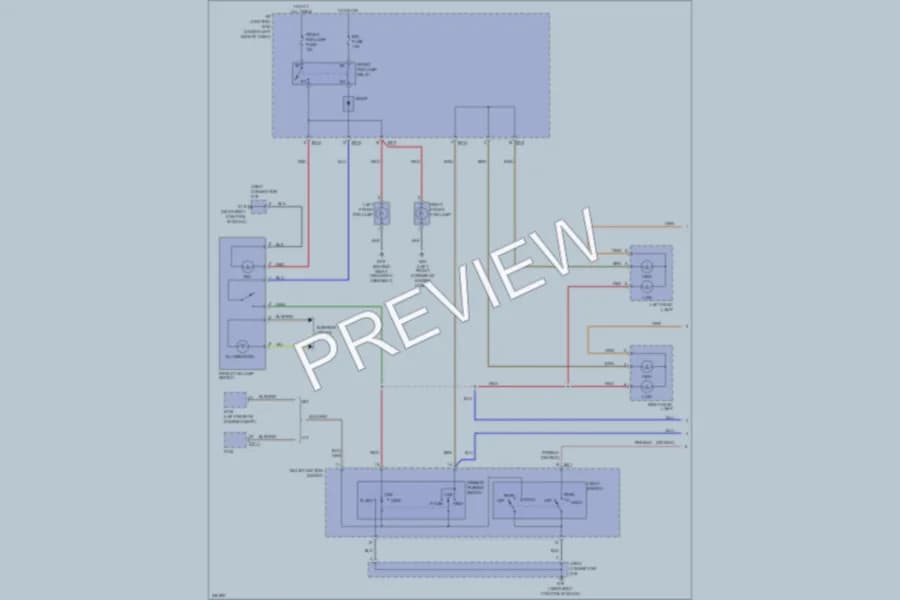 2010 Kia Rio5 Headlights wiring diagram preview