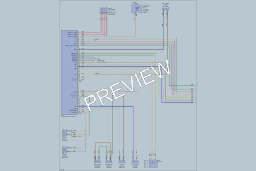 2010 Kia Rondo Radio wiring diagram preview