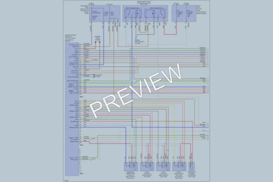 2010 Kia Sedona Air Conditioning wiring diagram preview