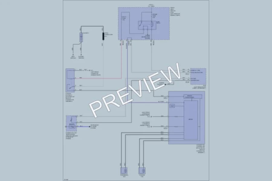 2010 Kia Sedona Cooling Fan wiring diagram preview