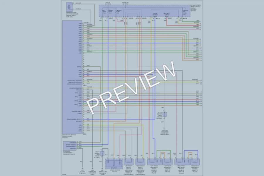 2010 Kia Sedona Supplemental Restraints wiring diagram preview