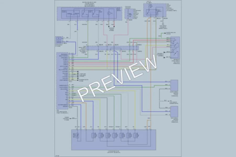 2010 Kia Sedona Transmission wiring diagram preview