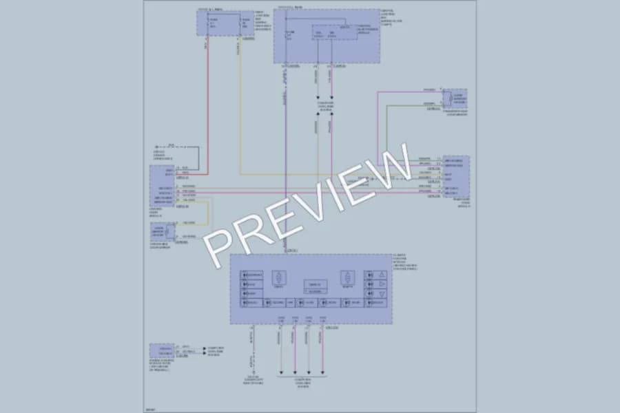 2010 LandRover LR2 Defoggers wiring diagram preview