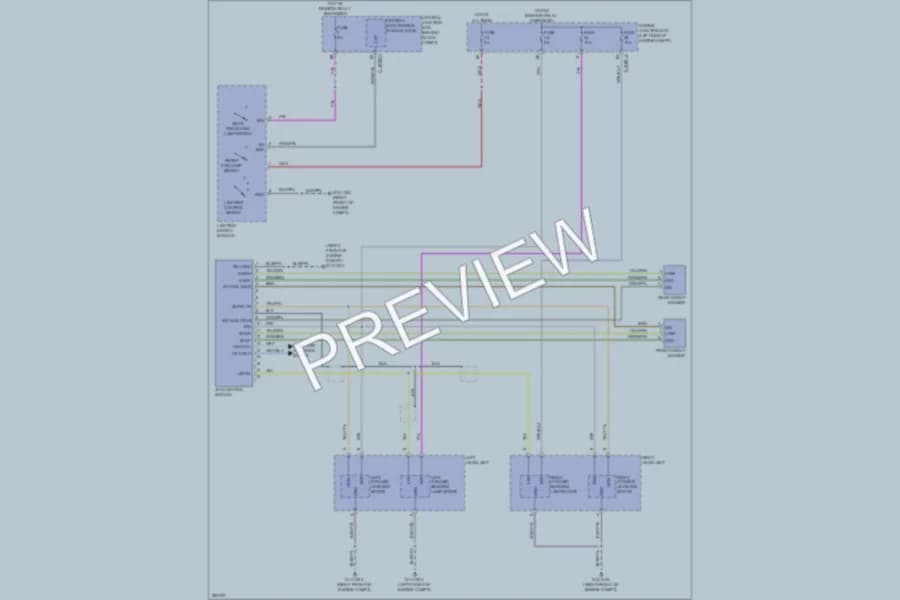 2010 LandRover LR2 Headlights wiring diagram preview
