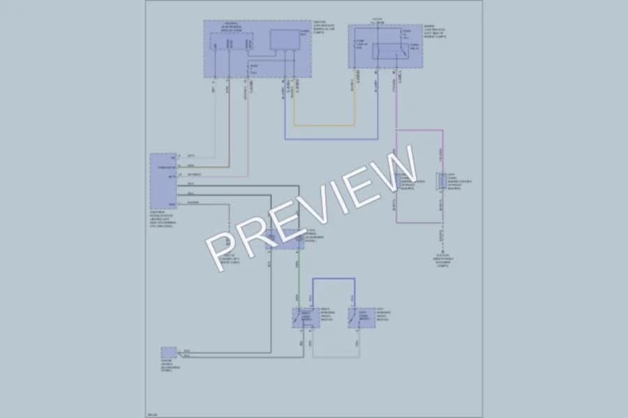 2010 LandRover LR2 Horn wiring diagram preview