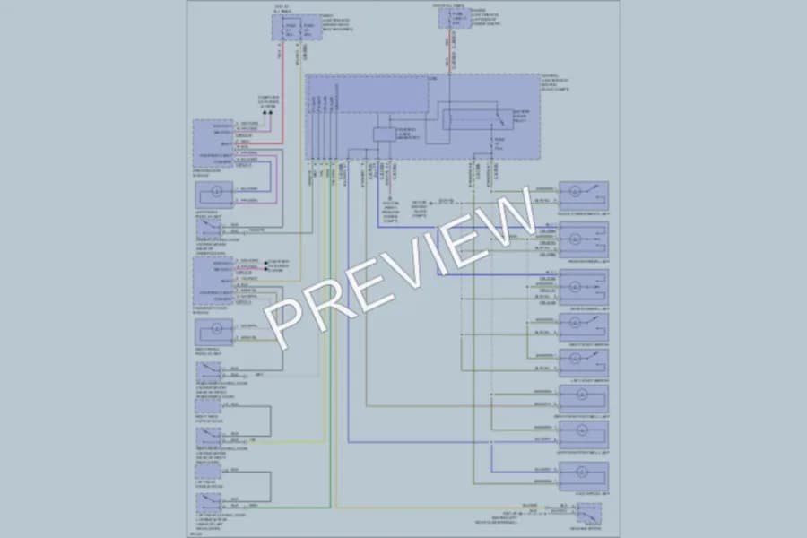 2010 LandRover LR2 Interior Lights wiring diagram preview