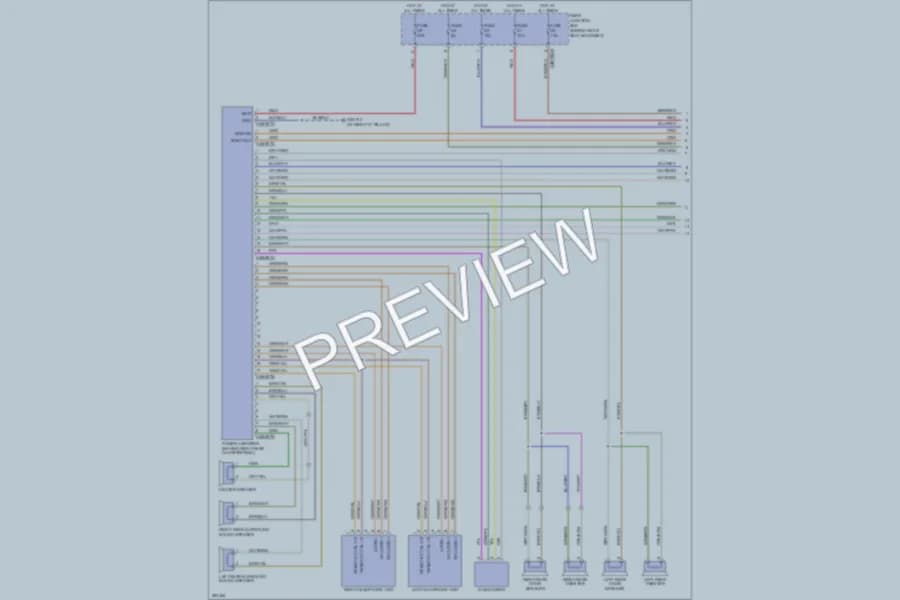 2010 LandRover LR2 Navigation wiring diagram preview