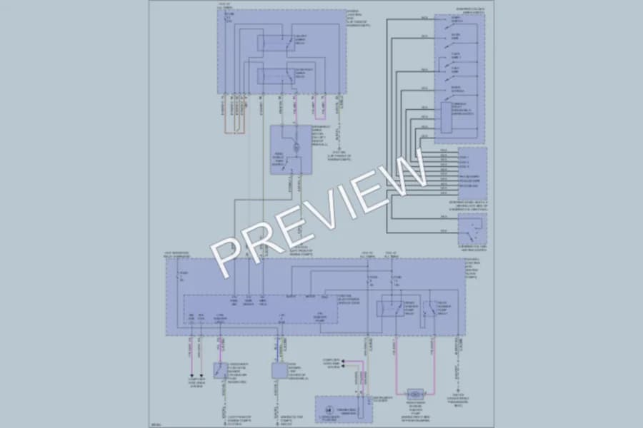 2010 LandRover LR2 Wiper Washer wiring diagram preview