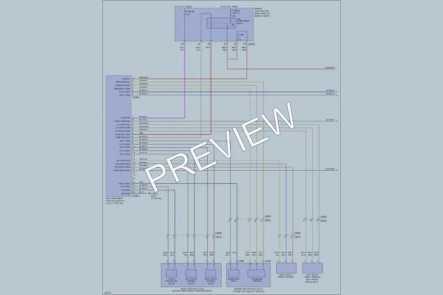 2010 LandRover LR4 Electronic Suspension wiring diagram preview