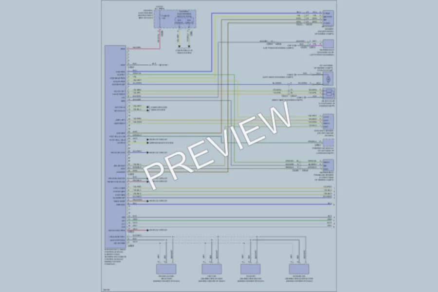 2010 LandRover RangeRover Air Conditioning wiring diagram preview
