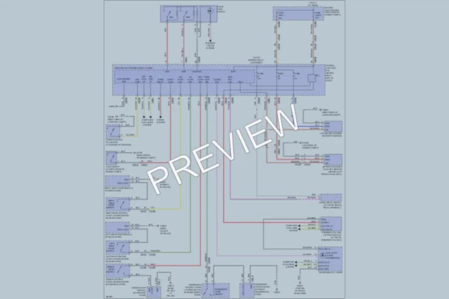 2010 LandRover RangeRover Anti Theft wiring diagram preview