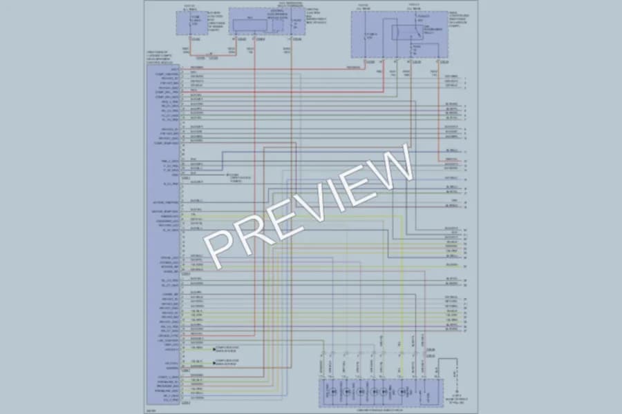 2010 LandRover RangeRover Electronic Suspension wiring diagram preview