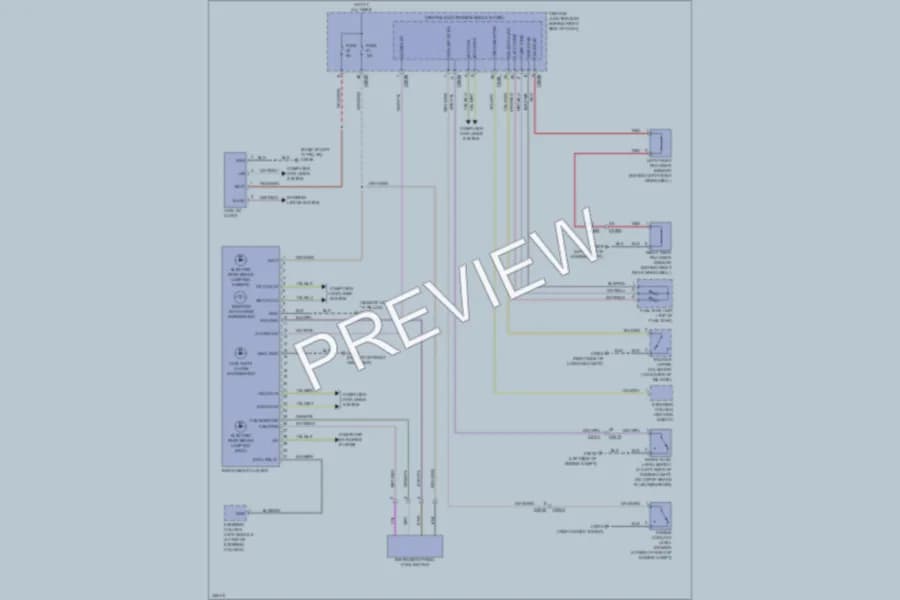 2010 LandRover RangeRover Instrument Cluster wiring diagram preview