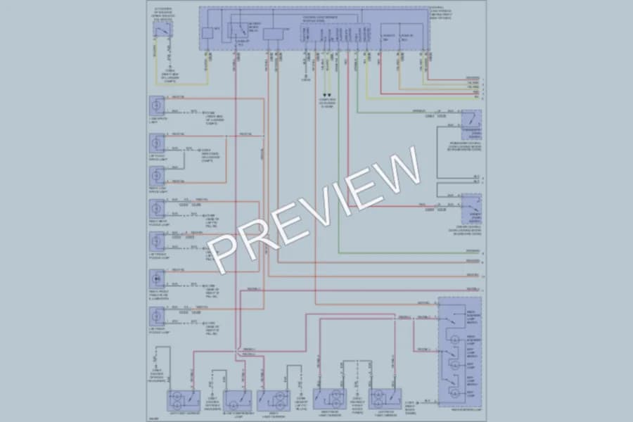 2010 LandRover RangeRover Interior Lights wiring diagram preview
