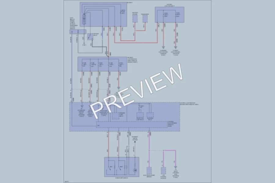 2010 LandRover RangeRover Power Distribution wiring diagram preview