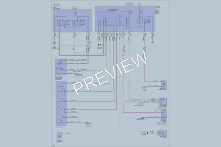 2010 LandRover RangeRover Wiper Washer wiring diagram preview