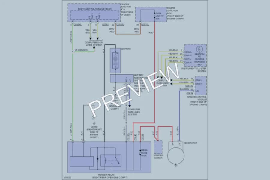 2010 LandRover RangeRoverSport Starting Charging wiring diagram preview