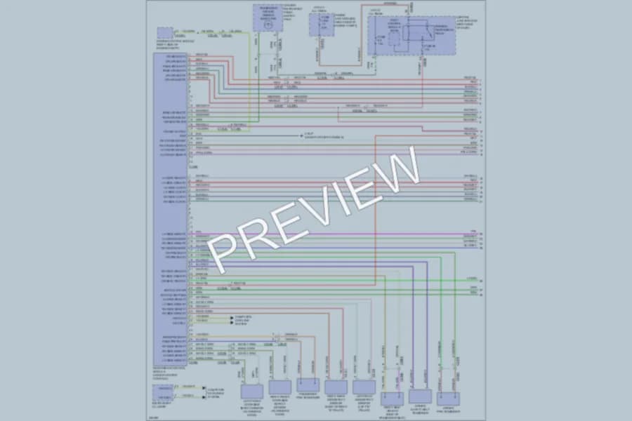 2010 LandRover RangeRoverSport Supplemental Restraints wiring diagram preview