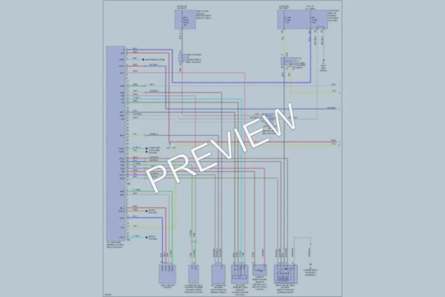 2010 Lexus GS350 Air Conditioning wiring diagram preview