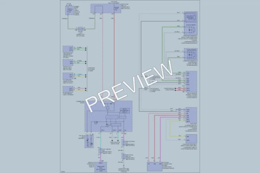 2010 Lexus GS350 Warning Systems wiring diagram preview