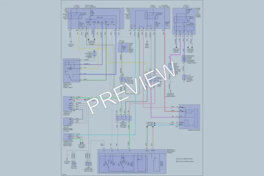 2010 Lexus GS350 Wiper Washer wiring diagram preview