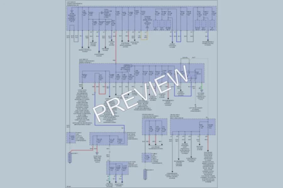 2010 Lexus GS450h Power Distribution wiring diagram preview