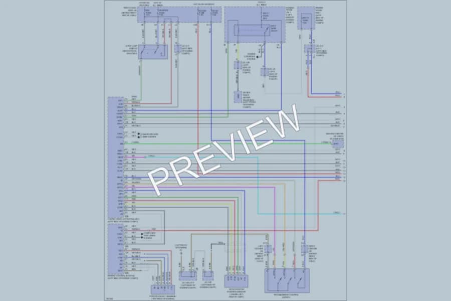 2010 Lexus GS450h Transmission wiring diagram preview