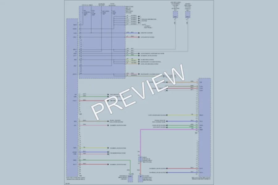 2010 Lexus GS460 Body Control Modules wiring diagram preview