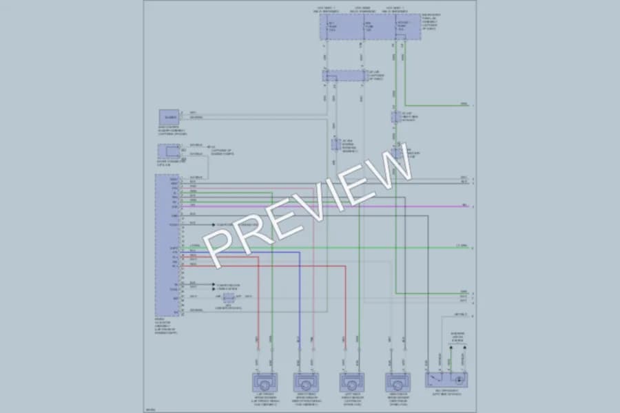 2010 Lexus GX460 Anti Lock Brakes wiring diagram preview