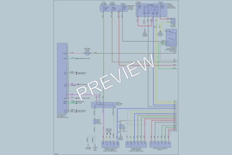 2010 Lexus HS250h Cruise Control wiring diagram preview
