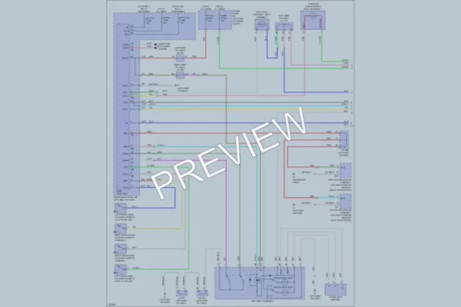 2010 Lexus HS250h Interior Lights wiring diagram preview