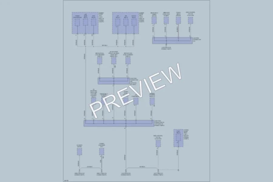 2010 Lexus IS250 Ground Distribution wiring diagram preview
