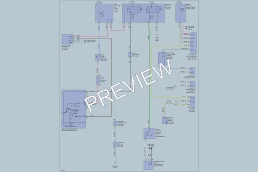 2010 Lexus IS250 Shift Interlock wiring diagram preview