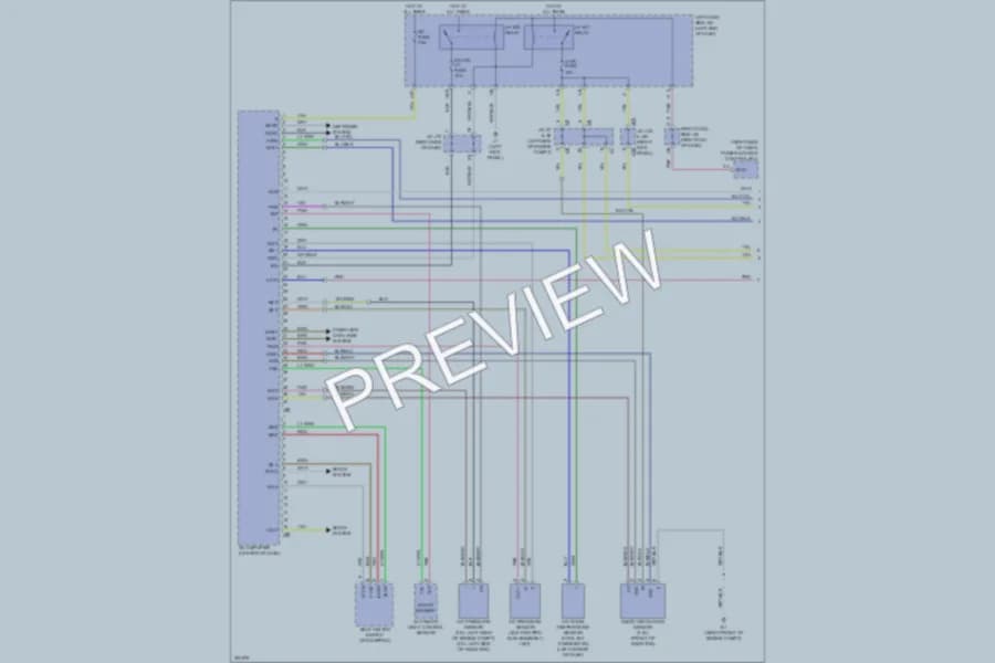 2010 Lexus IS250C Air Conditioning wiring diagram preview